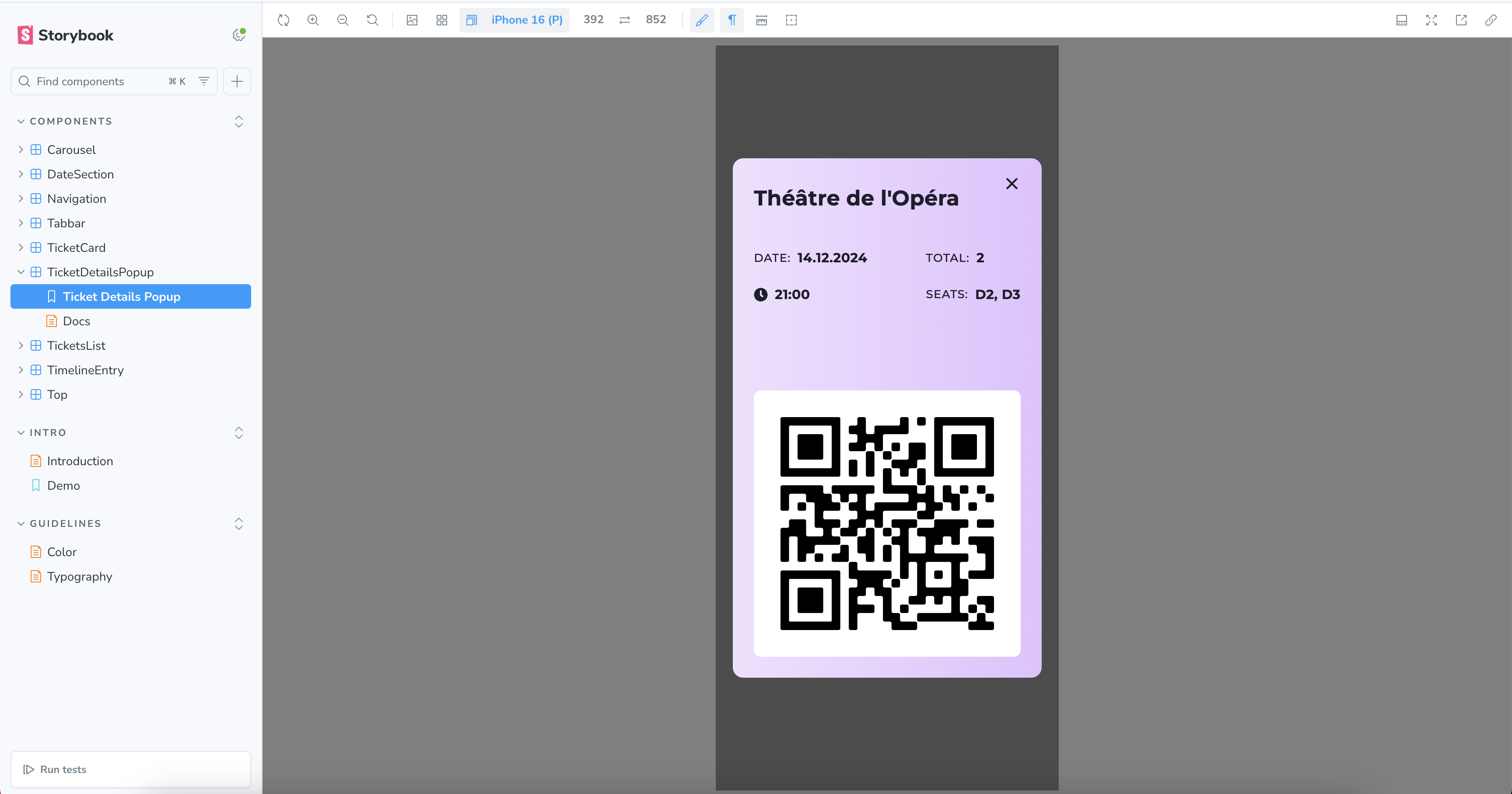 Travel Guide – Design System Engineering – detail 2